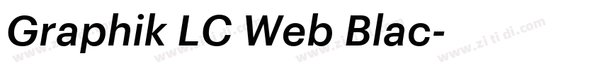 Graphik LC Web Blac字体转换